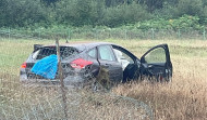 Detenidos tras robar un coche y sufrir un accidente en Valdoviño