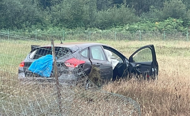 Detenidos tras robar un coche y sufrir un accidente en Valdoviño