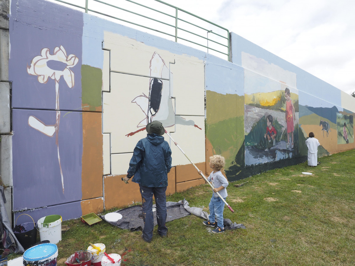 Mural Naron pump track Jorge Meis