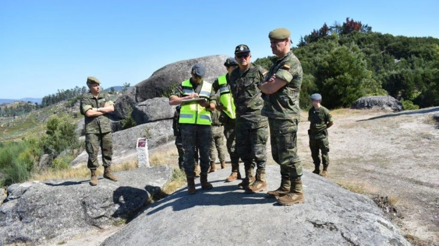 Infantes de marina del Tercio Norte, en la operación “Centinela” durante septiembre