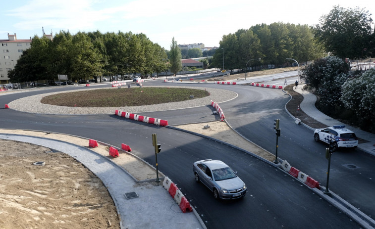 El desvío de la calle Nova de Caranza entrará en funcionamiento esta semana