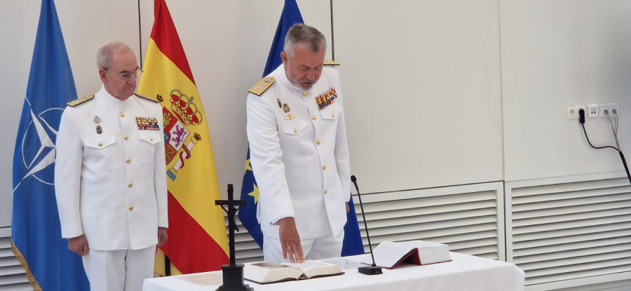 El almirante ferrolano José María Núñez Torrente, nuevo Representante Militar de España ante la OTAN