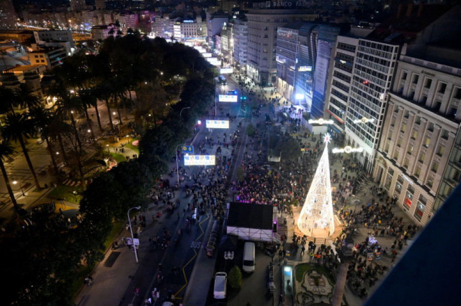 Más luces para los coruñeses