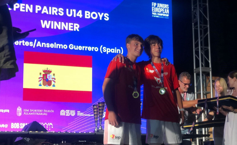 El naronés Iago Fuertes, de la plata nacional cadete al doble oro continental infantil en Hungría