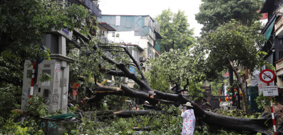 Al menos 24 muertos en Vietnam por el tifón Yagi