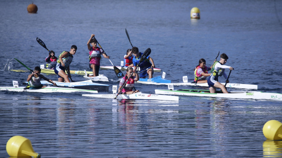 Los locales se lucen en el III Circuito Provincial de piragüismo