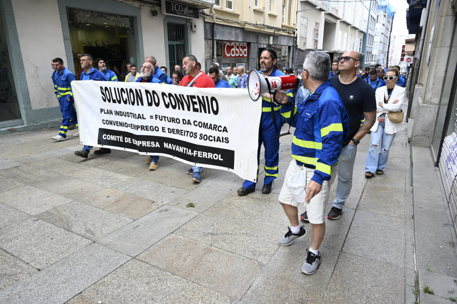 La plantilla de Navantia vota si mantiene los bloqueos como hasta ahora