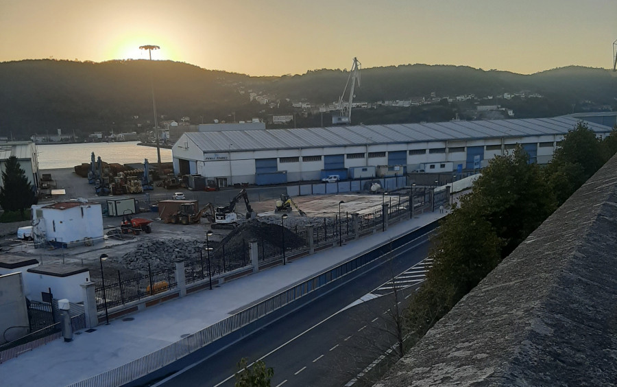 Las obras del aparcamiento central del puerto concluirán en diciembre