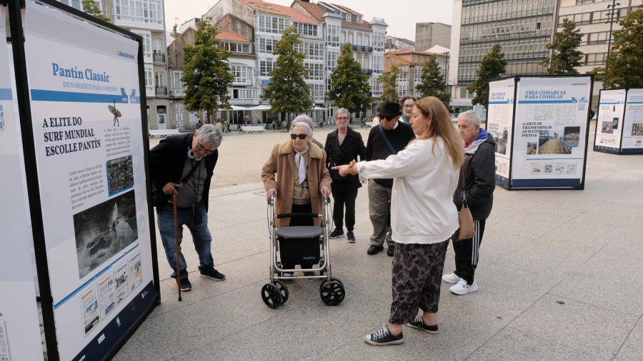 Residentes de Mi Casa visitaron la muestra “Ferrol, onde dá a volta o mar”