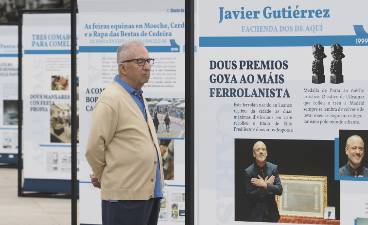 Javier Gutiérrez, el ferrolano que nació en Luanco y vuelve siempre a comprar al barrio