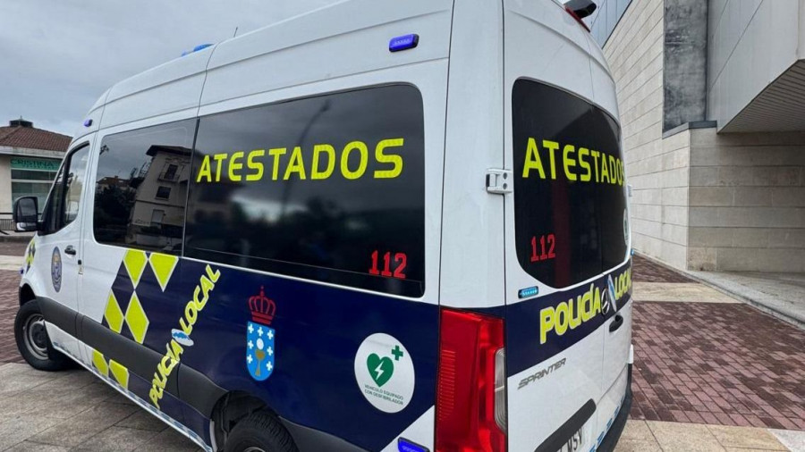 El servicio de atestados de la Policía Local de Narón estrena una nueva furgoneta