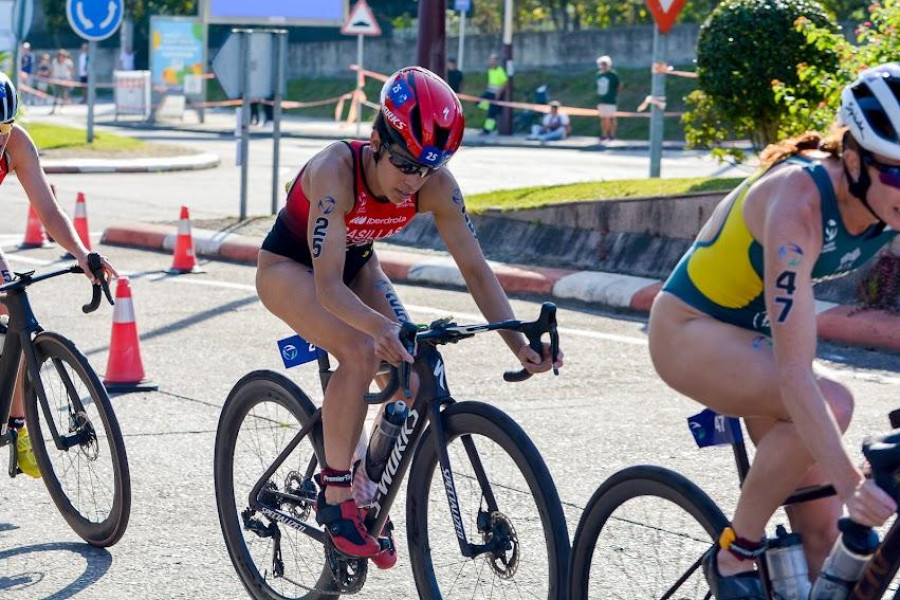 Miriam Casillas, del Triatlón Ferrol, regresa a la competición tras París