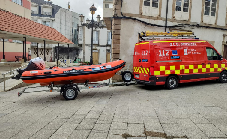 Ortigueira refuerza sus servicios con una nueva embarcación de salvamento y rescate