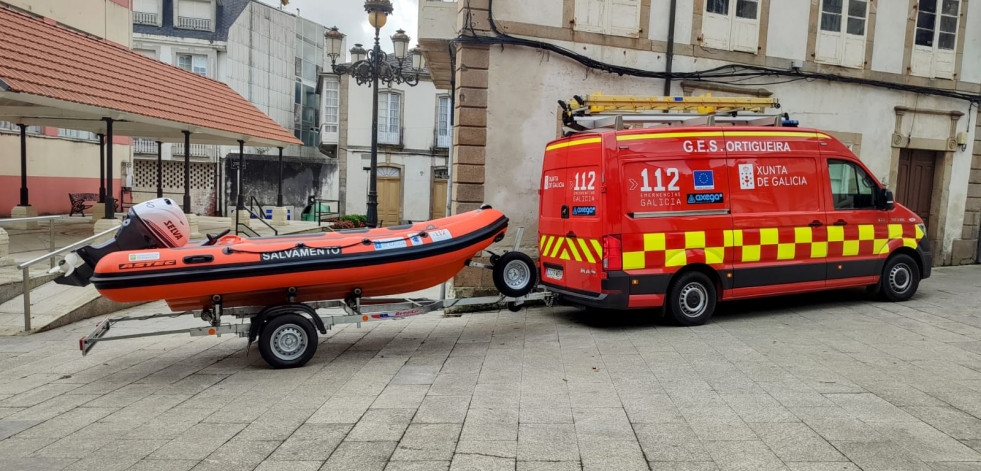 Ortigueira refuerza sus servicios con una nueva embarcación de salvamento y rescate