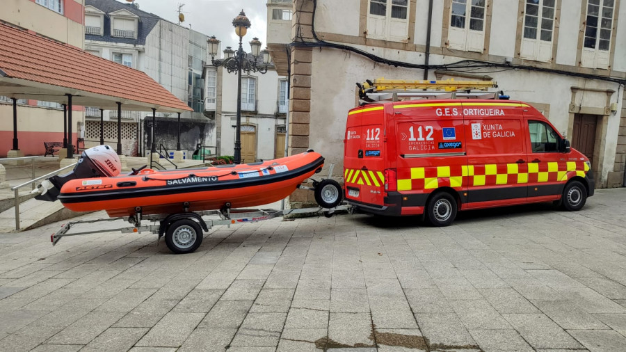 Ortigueira refuerza sus servicios con una nueva embarcación de salvamento y rescate