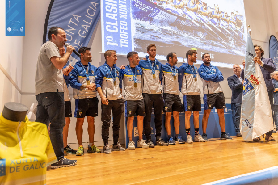 Orgullo aresano y cedeirés en la clausura de la Liga Galega de traiñeiras