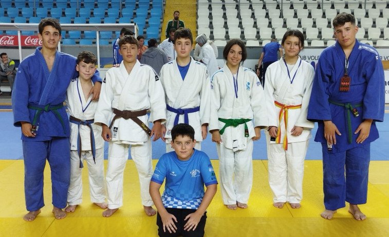 La AD Ferrolterra triunfa en el Trofeo San Froilán de judo