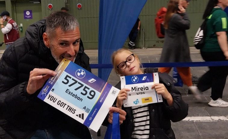 De tal palo a tal astilla pontesa en el Maratón de Berlín