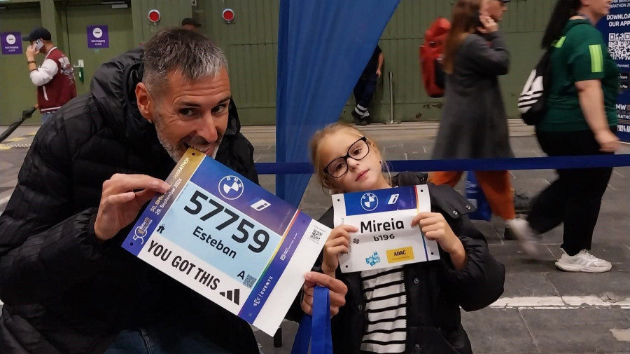 De tal palo a tal astilla pontesa en el Maratón de Berlín