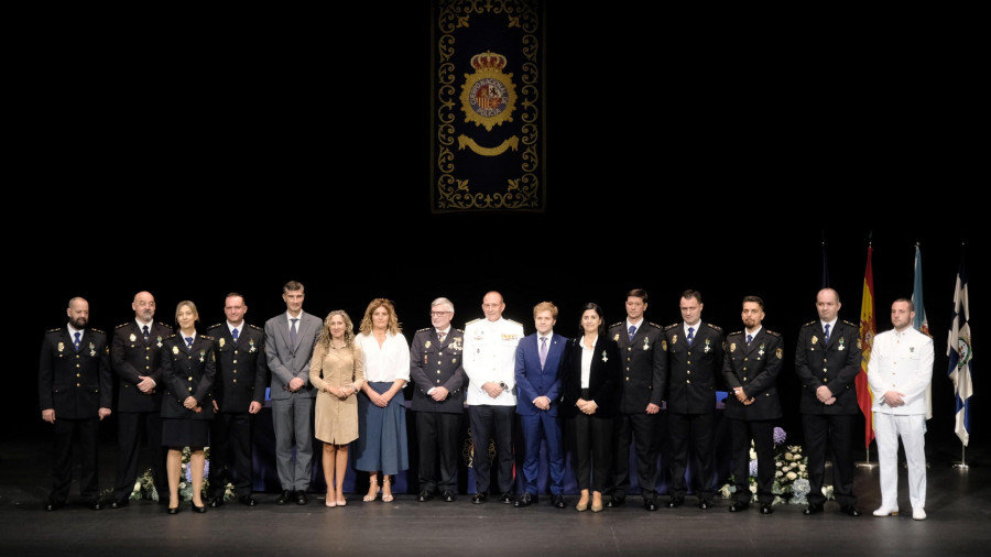 La Policía Nacional de Ferrol-Narón conmemoró los Santos Ángeles Custodios