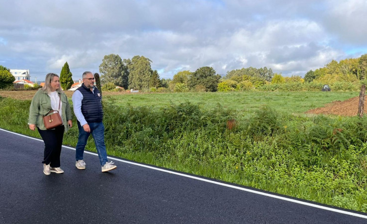 Ares culmina la mejora del camino que une Barracido y San Xoán de Piñeiro