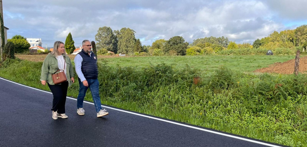 Ares culmina la mejora del camino que une Barracido y San Xoán de Piñeiro