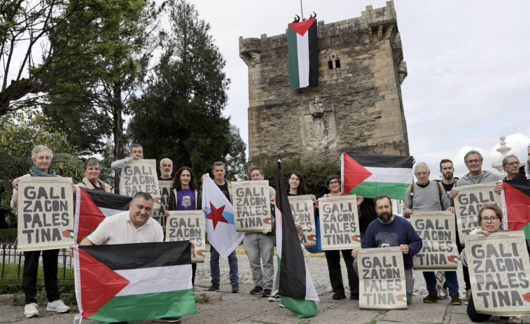 Chamamento a participar na manifestación deste domingo en Compostela en apoio a Palestina