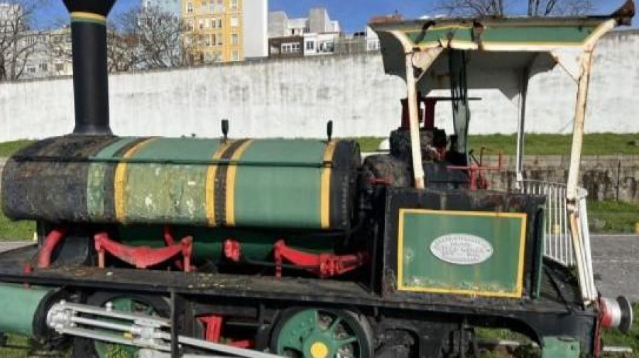 Una firma de Vedra reparará la locomotora de vapor del Arsenal fabricada en 1885