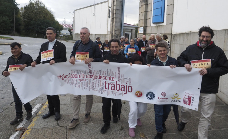 Concentración y charlas con motivo de la Jornada Mundial de la Iglesia por el Trabajo Decente