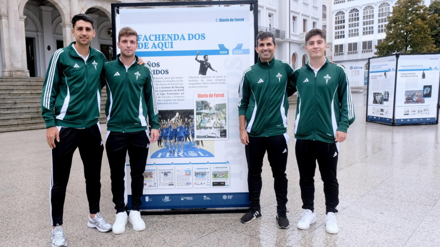 “El Racing asciende a Primera”, la portada ideal de Álex López, David Castro, Fran Manzanara y Brais Martínez