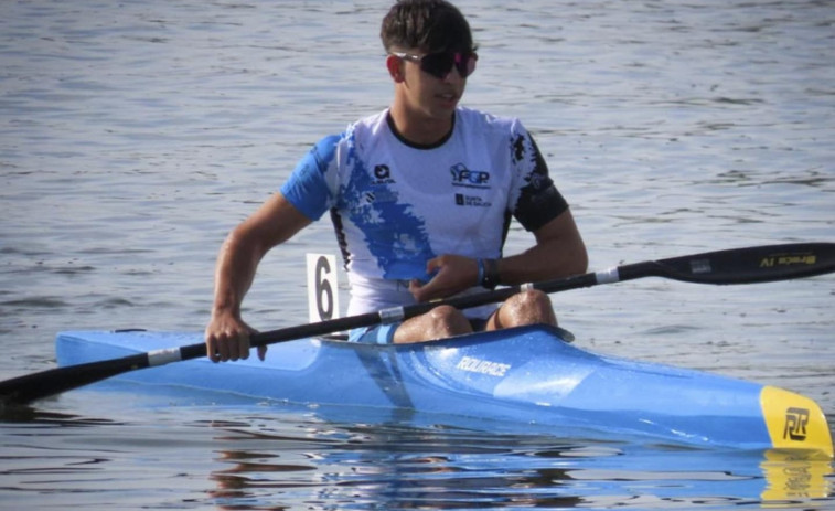 Tres medallas para Pedro Delgado en el Nacional por selecciones de piragüismo