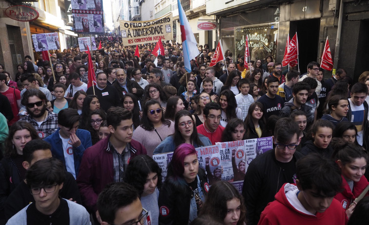 O Sindicato de Estudantes sae á rúa pola PAU e contra a 