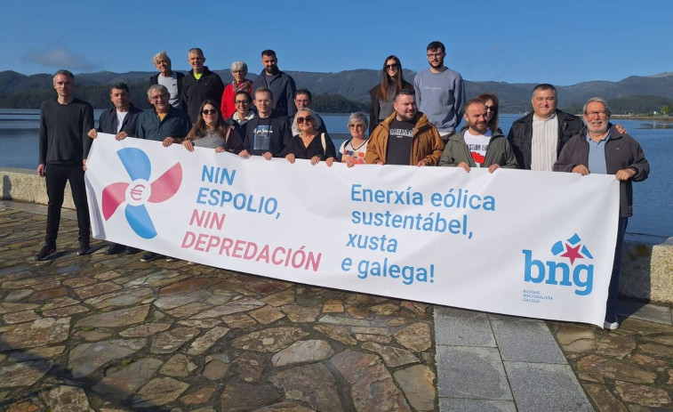 El BNG presenta en Ortigueira su campaña contra el “espolio” de la energía eólica