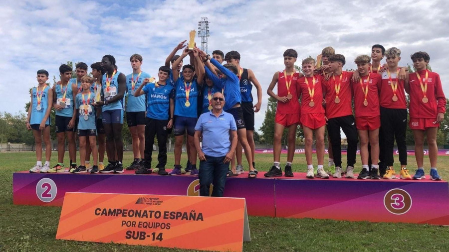 Los sub 14 naroneses desafían a los grandes y se cuelgan el oro