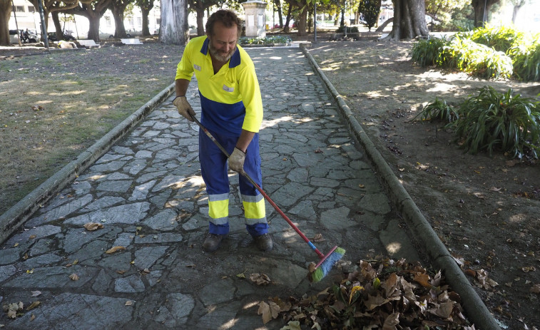 Veinte trabajadores se incorporarán con el nuevo contrato de Parques y Jardines en Ferrol