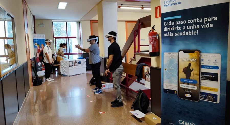 Realidad virtual y salud en el Campus de Ferrol de mano de las oficinas de REGAPS