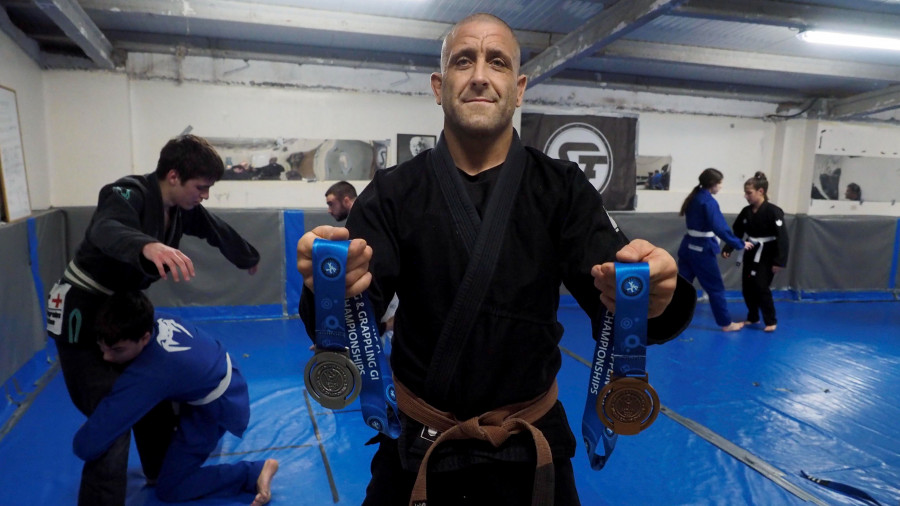 Manuel Permuy, plata y bronce master el Mundial de grappling: “No contaba con rendir así, pero no está nada mal”