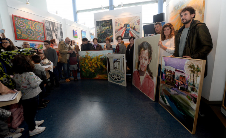 El ganador del Concurso de Pintura Cidade de Narón expondrá en el Pazo da Cultura