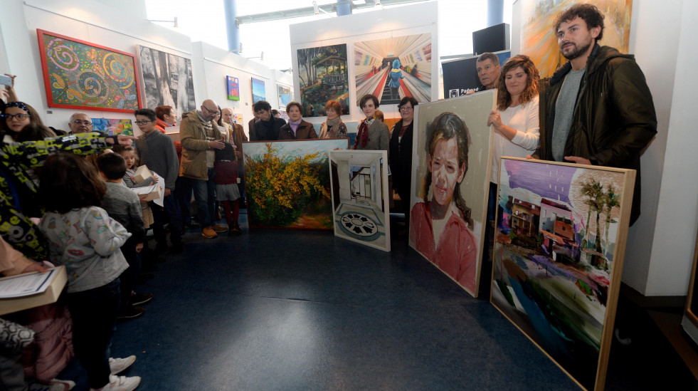 El ganador del Concurso de Pintura Cidade de Narón expondrá en el Pazo da Cultura