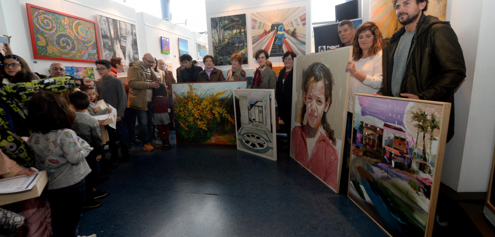 El ganador del Concurso de Pintura Cidade de Narón expondrá en el Pazo da Cultura