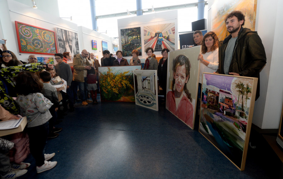 El ganador del Concurso de Pintura Cidade de Narón expondrá en el Pazo da Cultura