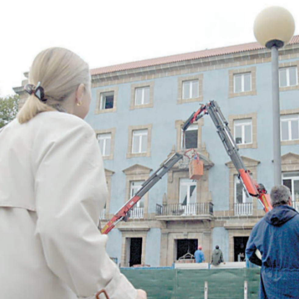 Hace 20 años | A finales de este mes estará concluida la rehabilitación de la Fundación Caixa Galicia