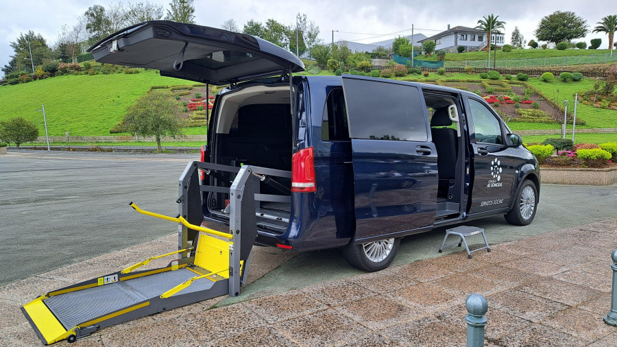 Más de 400 viajes, en poco más de un año, en el servicio de transporte adaptado de As Somozas