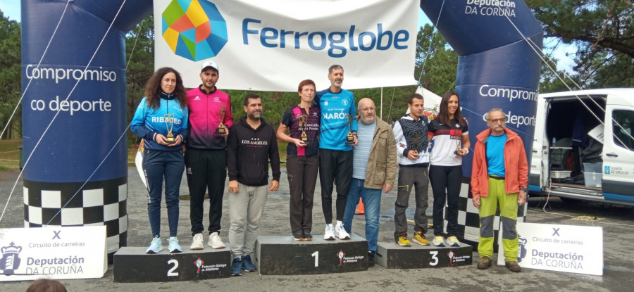 Dominio pontés en el II Trail de Mañón con los triunfos de Esteban Díaz y Tereza Ctvrnickova