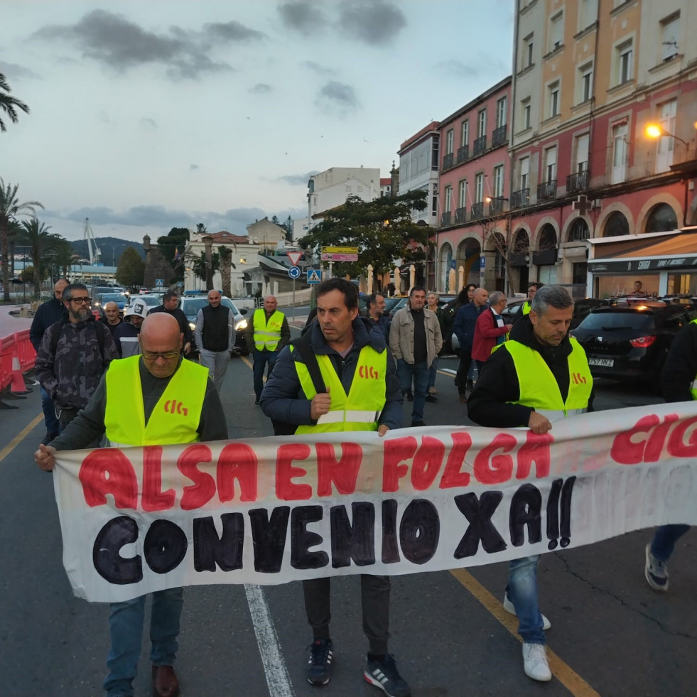 Concentración de los empleados de Maitours, protagonistas de una moción esta tarde