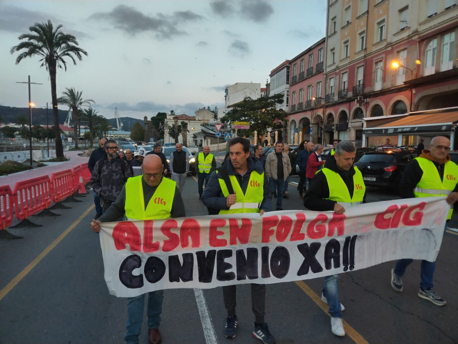 Concentración de los empleados de Maitours, protagonistas de una moción esta tarde