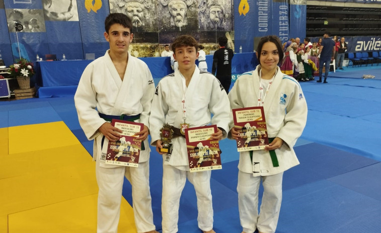 Medallistas locales en la Supercopa infantil de judo en Avilés