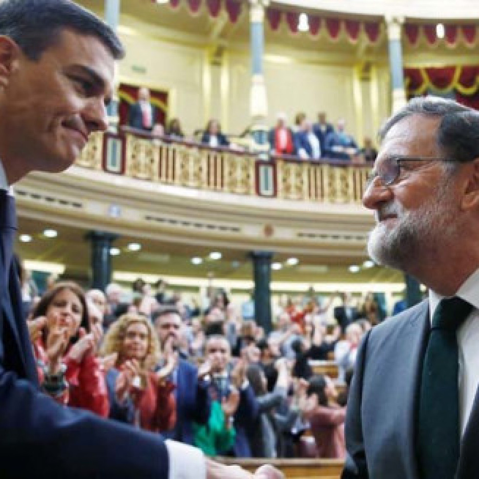 Rajoy señala a Sánchez, 