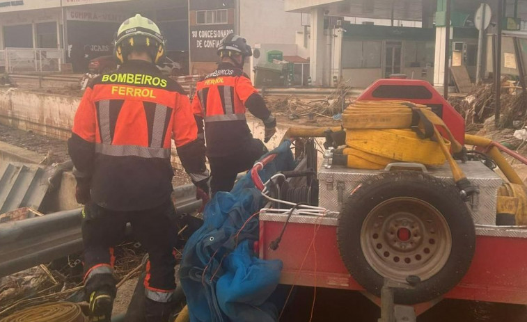 Los Bomberos de Ferrol en Valencia: 