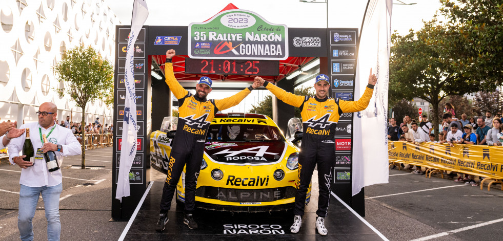 El naronés Jorge Cagiao, nuevo campeón de la Copa de España de rallys de asfalto